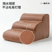 Pet Dog Stairs for Bed and Sofa, Washable Dog Steps for Small Dogs and Cats, Non-Slip Pet Ramp Ladder