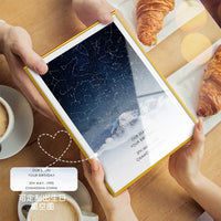 Personalized Star Map Wall Art for Birthdays and Anniversaries