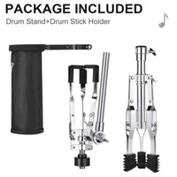 12-inch Double Braced Snare Drum Stand for Practice Pads and Jazz Drums