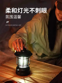 Primitive Style Camping Lantern Outdoor Tent Light with Long Battery Life