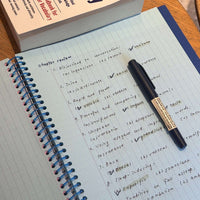 A4 Large Capacity French Ruled Spiral Notebook with Colored Dividers for Students and Office