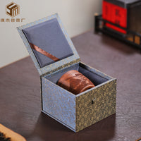 Floral Brocade Gift Box for Teapots, Silverware, and Seals - Vintage Chinese Style Storage