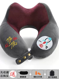 Memory Foam U-Shaped Neck Pillow for Office, Travel, and Napping
