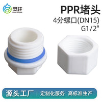 PPR Water Pipe End Cap Plug Fitting for Home Use - External and Internal Thread Options