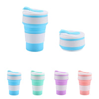 Portable Collapsible Silicone Water Bottle for Travel and Sports, Coffee Cup