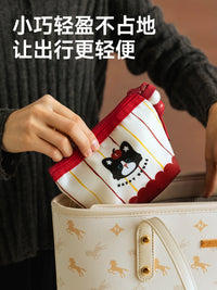 Portable Coin Purse Cosmetic Bag Travel Toiletry Pouch Small Storage Organizer