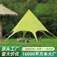 Outdoor Camping Tarp Shelter Sunshade Waterproof Windproof Canopy for Activities BBQ