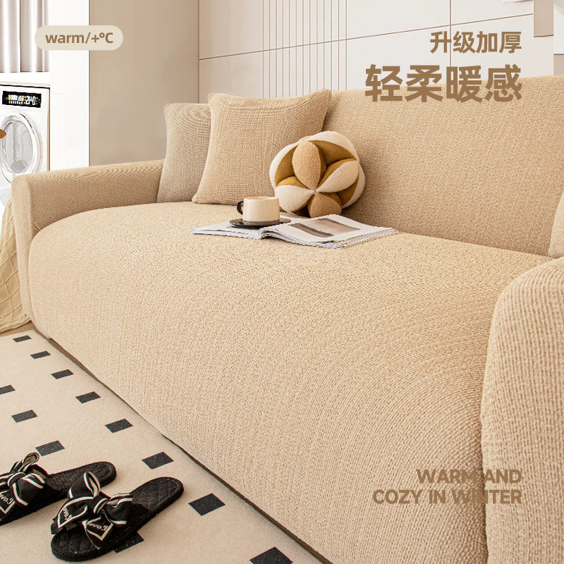 All-inclusive Stretch Sofa Cover Anti-slip Dustproof Cat Scratch Protector for All Seasons