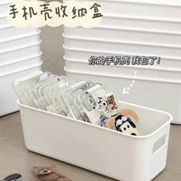 Slim Desktop Storage Box for Phone Cases and Small Items