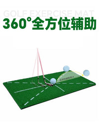 Indoor Golf Swing Practice Mat for Beginners - Training Aid