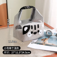 Waterproof EVA Cosmetic Toiletry Bag Portable Beach Swim Pouch Large Capacity