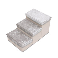 Foldable Pet Stairs for Dogs - Portable Storage Steps for Beds and High Surfaces