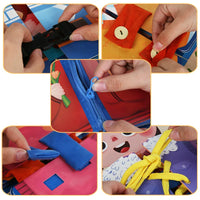 Kids' Portable Car Seat Travel Busy Board Toy for Long Trips