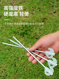 Luminous Tent Stakes with Wind Ropes for Outdoor Camping and Canopy
