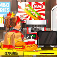 DIY Acrylic Miniature City Model with LED Lights, 3D Puzzle Building Kit, Educational Toy Gift