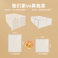 DIY Portable Pet Playpen Indoor Outdoor Small Animal Enclosure Fence Dog Cage