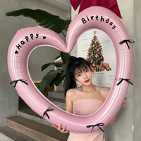 40-inch Hollow Heart Foil Balloon for Valentine's Day Decor