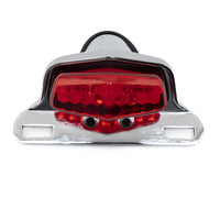 Motorcycle Retro LED Tail Light Brake Light License Plate Holder Assembly