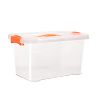 Portable Transparent Food Storage Box Thickened Plastic Organizer with Lid for Clothes and Fresh-keeping