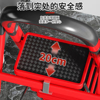 Household Folding Ladder Indoor Outdoor Portable Multi-functional A-Frame Ladder with Handrail for High Reach