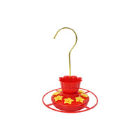 Outdoor Plastic Yellow Flower Bird Feeder for Garden