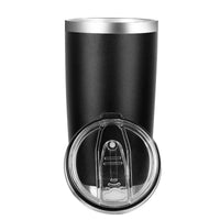 20oz Sublimation Stainless Steel Car Tumbler with Lid, Double-Wall Vacuum Insulated Travel Mug for Hot & Cold Drinks