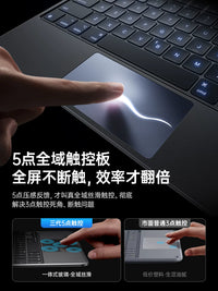 Magic Keyboard Case for iPad Pro 11-inch / 13-inch with Trackpad and Backlit Keys, Detachable Bluetooth Keyboard with Mouse