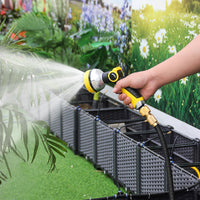 Expandable Garden Hose with Spray Gun for Watering and Car Washing