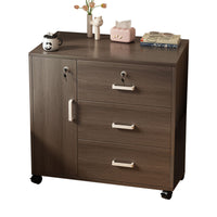 Bedside Table, Minimalist Bedroom Home Storage Rack, Multi-Tier Bedside Shelf, Simple Storage Cabinet with Drawer for Rental Room