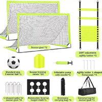 Portable Foldable Soccer Goal for Outdoor Training and Backyard Play