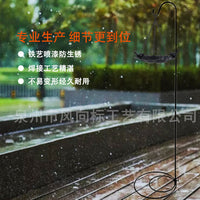 Shepherd Hook Outdoor Garden Stake Rustproof Iron Art Display Stand for Lanterns Planters Bird Feeders Wedding Aisle Decor