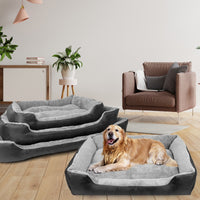 All-Season Pet Bed for Cats and Dogs, Warm Arctic Velvet Cushion for Small to Large Pets