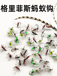 Griffith's Gnat Fly Fishing Lure Artificial Insect Bait for Trout and Panfish