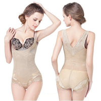 Lace Bodysuit Shapewear for Women Tummy Control Butt Lifter Slimming Underwear
