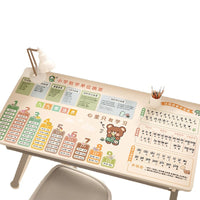 Multiplication Table Desk Mat for Kids, Waterproof & Erasable Desktop Protector