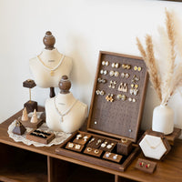 Jewelry Display Stand for Necklaces, Earrings, Rings, and Bracelets - Retail Store & Booth Organizer