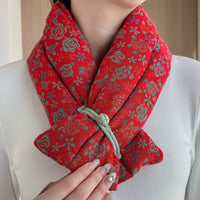 Women's Winter Cotton Neck Warmer Scarf for Neck Pain Relief and Warmth