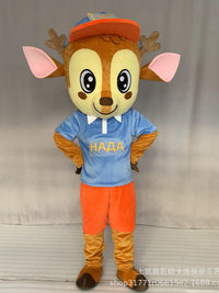 Christmas Reindeer Mascot Costume Adult Deer Inflatable Suit for Advertising Events