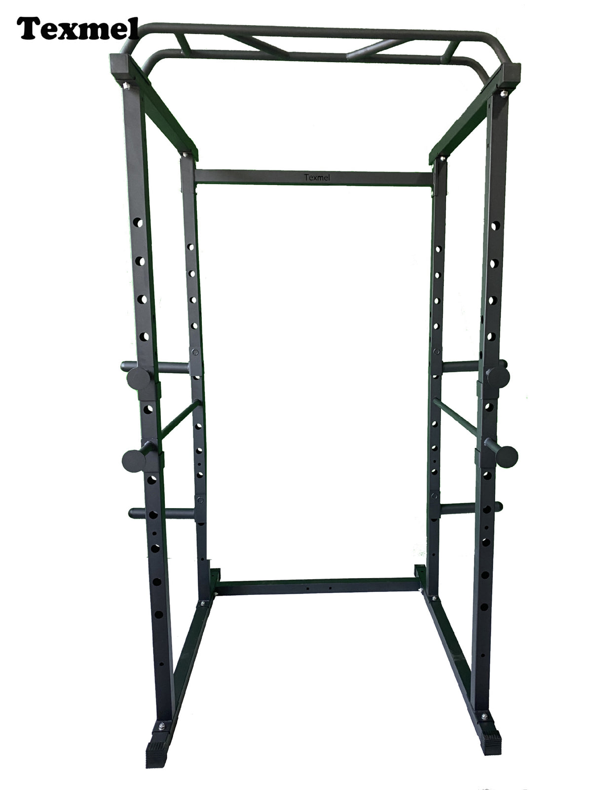 Multi-functional Smith Machine Power Rack with Lat Pulldown and Squat Bench