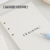 A5/A6/A7 Single Color Refillable Notebook Inserts, 100g Dowling Paper Loose-Leaf Refills for Journals and Planners