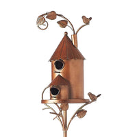 Decorative Birdhouse Garden Stakes for Outdoor Decor