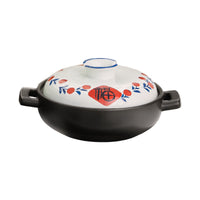 Jingdezhen Ceramic Casserole Pot for Soup, Hand-Painted New Chinese Style Claypot, Gas Stove & Induction Cooker Compatible