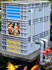Aquarium Sump Filter Box Drip Filter System for Fish Tank Turtle Pond Water Purification