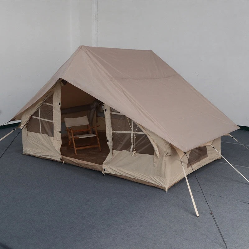 Inflatable Tent Rain Fly for 6.3 sqm Tent, Khaki, Waterproof Outdoor Shelter (Tent Not Included)