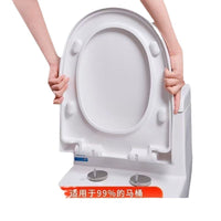 Universal Toilet Seat Cover with Quick Release, Thickened Durable Toilet Lid for Various Models