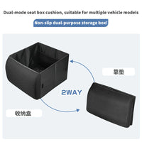 2-in-1 Car Storage Box and Lumbar Support Cushion