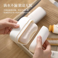 Portable Mini Travel Soap Box Sealed Leak-Proof Soap Dish Holder for Outdoor Travel