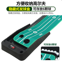 Indoor Golf Putting Green Mat with Putter for Home & Office Practice
