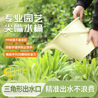 Resin Thickened Plastic Watering Can with Spout for Home Garden Plants, Large Capacity