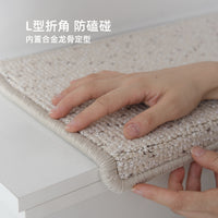 Villa Imported New Zealand Wool Stair Treads Non-Slip Glue-Free Self-Adhesive Carpet Full Coverage Soundproof Home Use